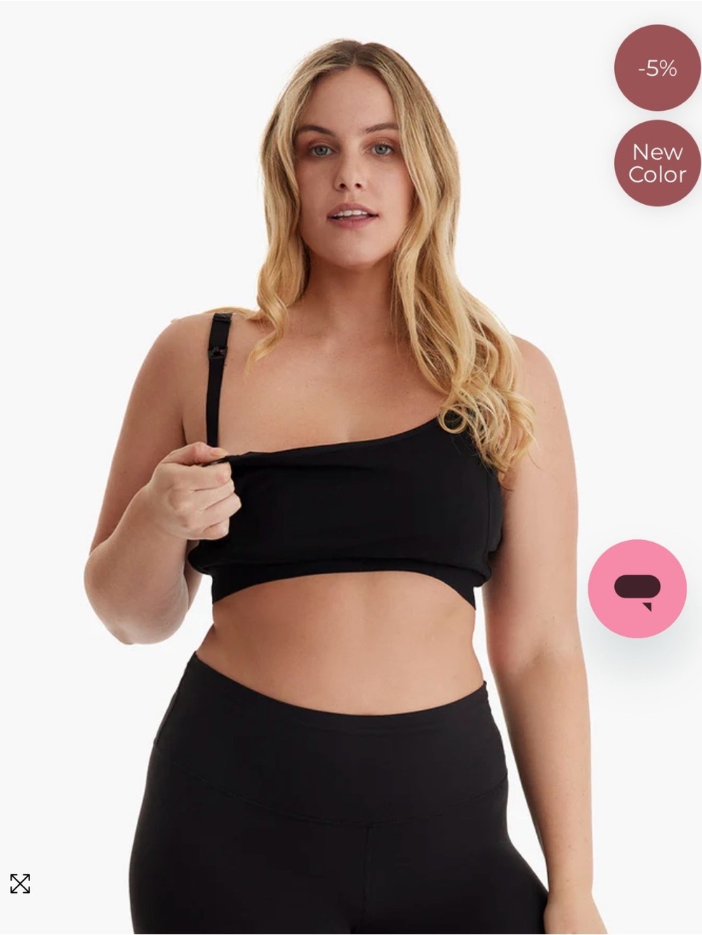 Momcozy Hands-Free Pumping Bra — Black